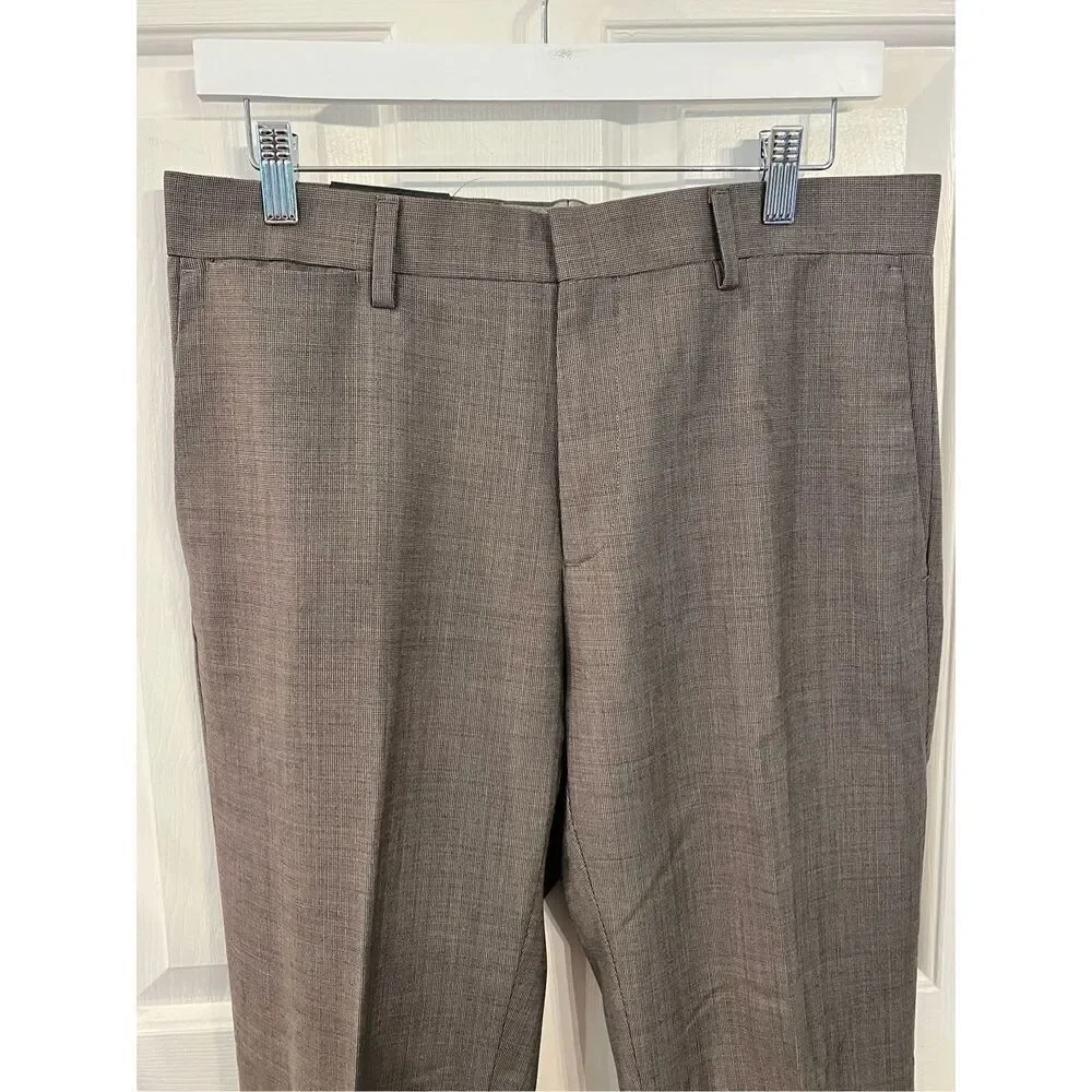 Banana Republic Classic Fit Gray Brown Dress Pants sz 31/32 NWT